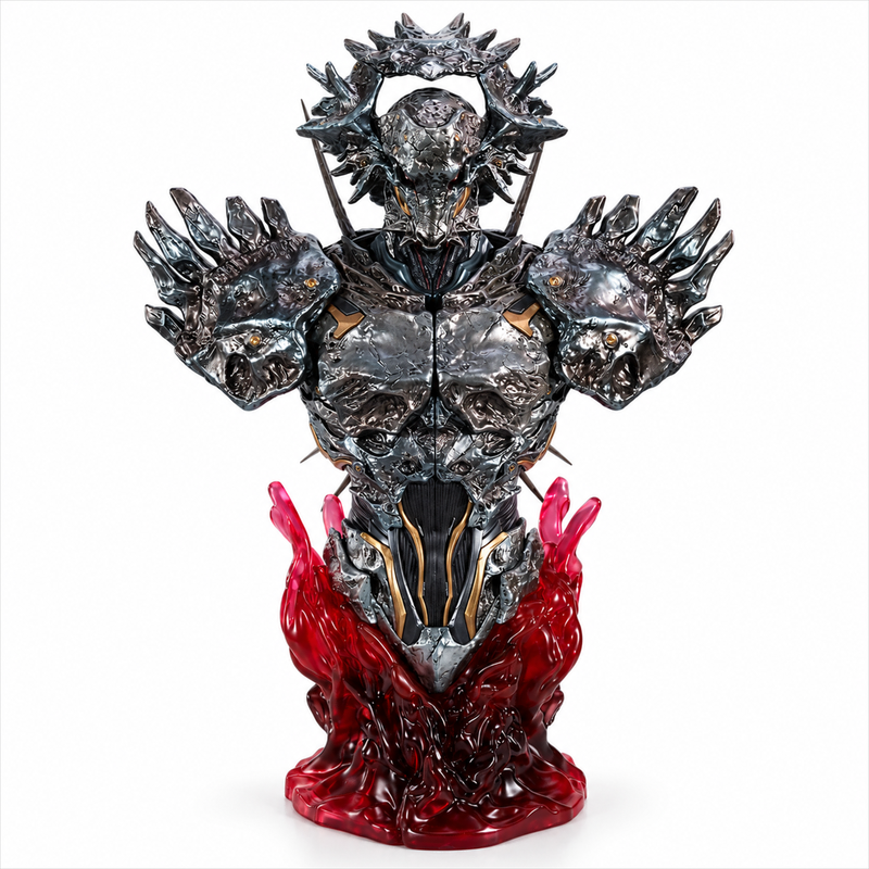 LIN YUANZHE 1/4 Articulated Bust -- LED Feature Analysis
