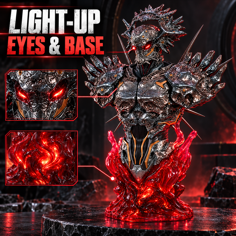 LIN YUANZHE 1/4 Articulated Bust -- LED Feature Analysis