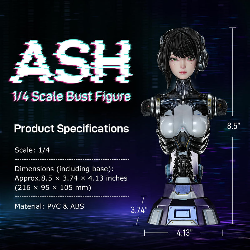 ASH 1/4 Scale Polystone Bust -- FigureMatrix Reference Piece